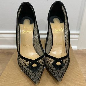 Christian Louboutin Neoalto 100 Dentelle Resille